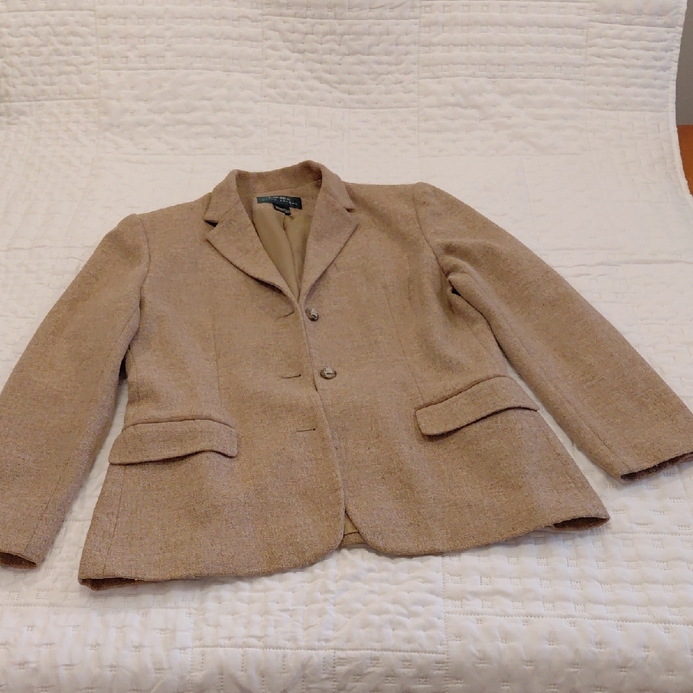 Ralph Lauren Classic Tan Blazer